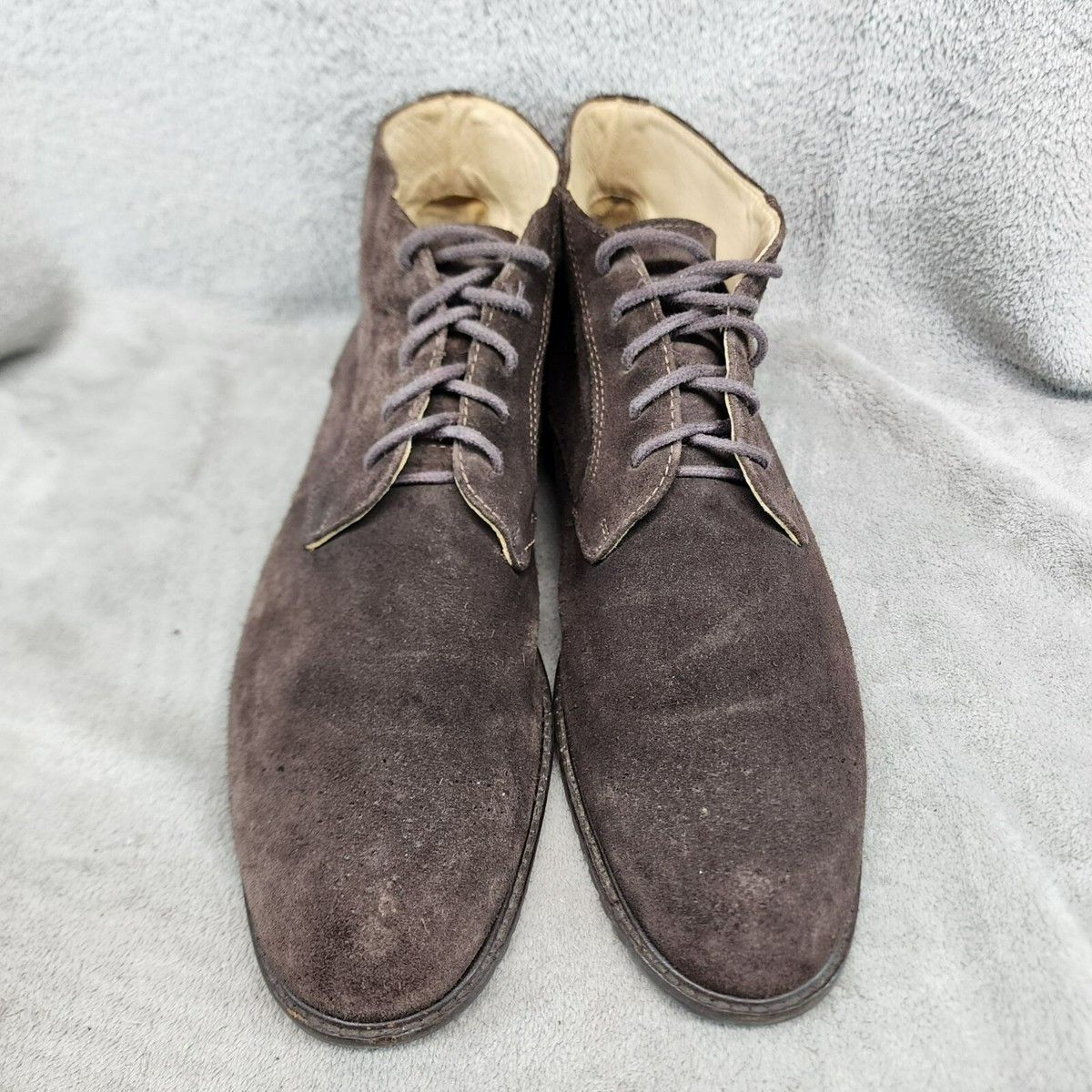 Martin Dingman Mens Suede Chukka Boots Brown Size 11W Wide Made Brazil Lace Up Martin Dingman Ernest Chukka Boot | BP Skinner Clothiers main image 4