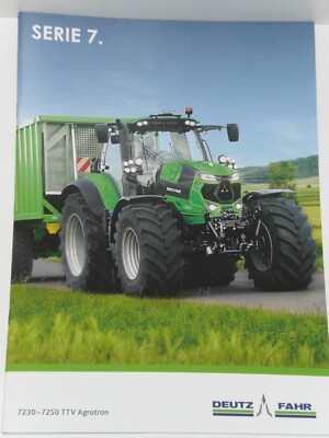 Deutz-Fahr Series 7, 7250 TTV Agrotron Tractors Brochure from 10/2019 (DF 227)