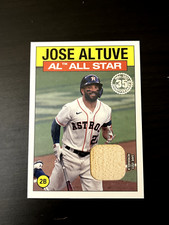 Jose Altuve 2021 Topps Series 2 1986 All-Star Bat Relic #86ASR-JA Houston Astros