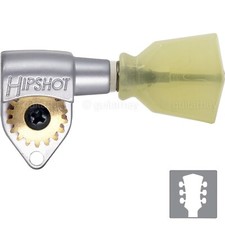New Hipshot Classic Open-gear Keystone Buttons 181 Ratio 3x3 - Satin Chrome New Hipshot Classic Open-gear Keystone Buttons 181 Ratio 3x3 - Satin Chrome
