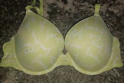 VS pink  push up bra BRAND NEW size 36c Keylime Logo