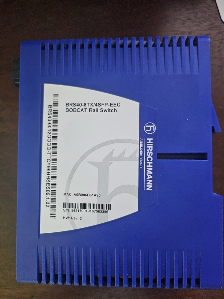 Interruptor de riel DIN Hirschmann Belden BRS40 EEC BOBCAT BRS40-0012OOOO-TTCY99HSES09 Foto 3 de 4