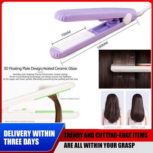 Mini Portable Hair Iron Hair Straightener Curler Professional Hair Irons Ceramic