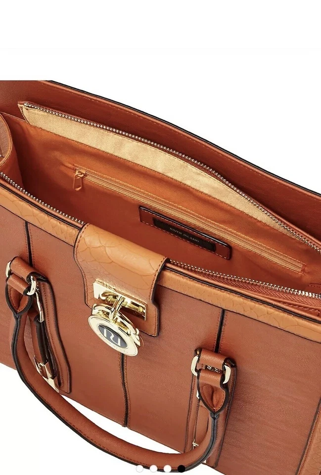 RIVER ISLAND  Handbag Used Twice Orange - Image 3 of 4