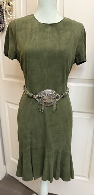 green emerald velvet dress Rachel Zoe Womens Green Karyn Sleeveless Knee Length Wear to Work Sheath  Dress 6 at Amazon Women's Clothing store