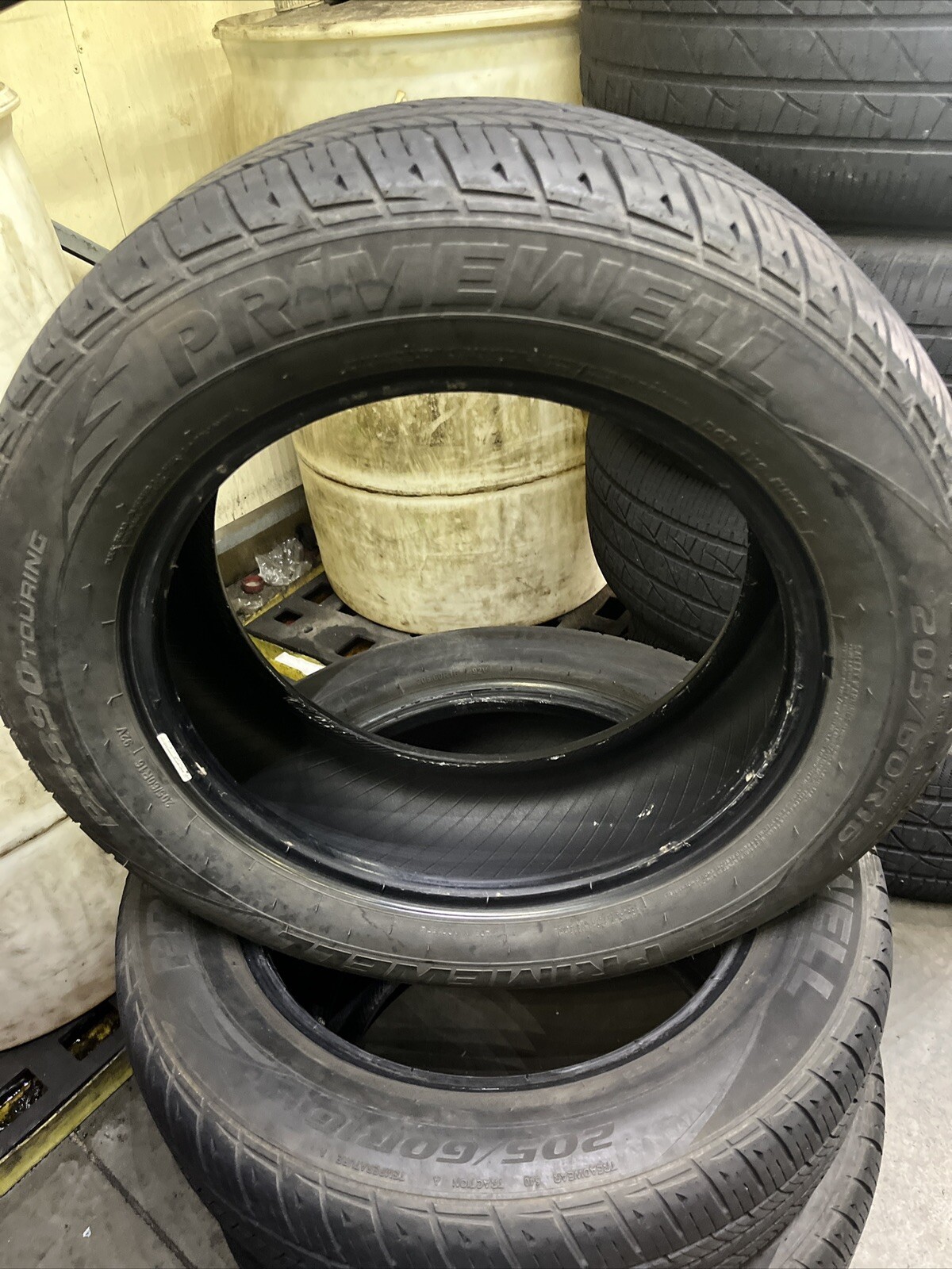 (Set Of 3) Primewell PS890 Touring 205/60R16 Tires 7/32 Left On Tread