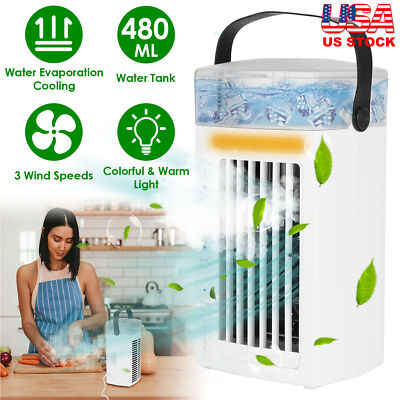 Air Conditioner Fan Portable Evaporative Summer Cooler Water