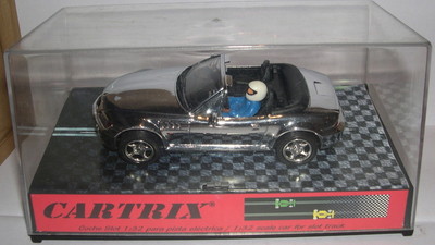 Slot Car cartrix 2000C BMW Z3 Chrome New Millenium Lted. Ed MB