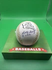 Bobby Shantz - Autographed Gold Glove Baseball - Inscribed '8 x GG' Tristar