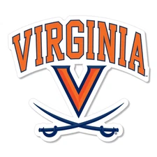 Virginia Cavaliers Logo Weather Resistant Vinyl Sticker/Decal 12