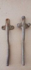 Pair Early Solid Cast Model T Ford Rear Touring Fender Irons 1911-1916 Vintage