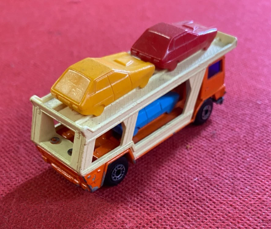 MATCHBOX Superfast Modellino Camion Truck CAR TRANSPORTER N. 11 (1976) Metallo - Immagine 2 di 3