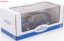 VolksWagon Scirocco Riege Dark Blue Model Car Group 1/18
