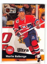 Mario Roberge 1991 Montreal Canadiens NHL Card