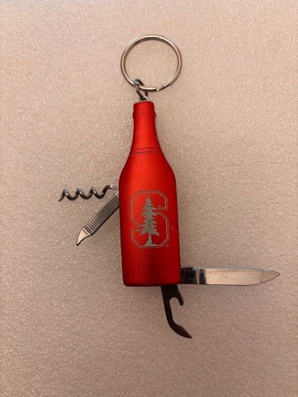 Stanford logo wine opener