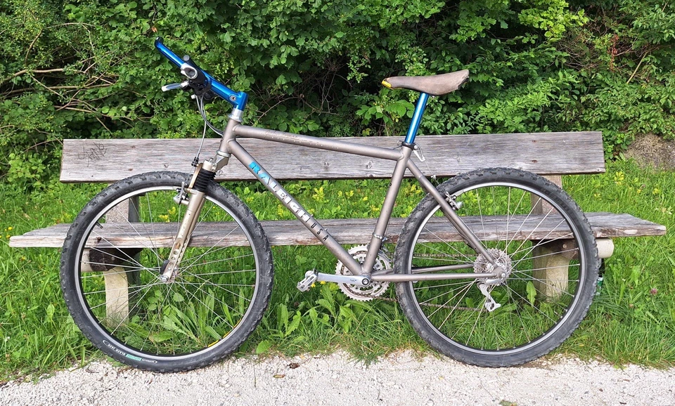 Raleigh USA John Tomac Titanium Mountainbike 26 Zoll XTR Titanrahmen Vintage - Bild 2 von 4