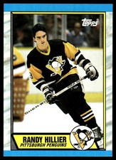 1989-90 Topps #126 Randy Hillier Pittsburgh Penguins Hockey Card