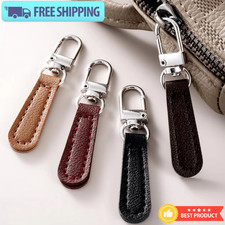 Zipper Puller Repair PU Leather Slider 2/4 Pull Replacement Fix Bag Coat Instant
