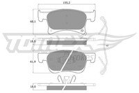 Tomex Brakes BremsbelÄGe Bremsbelagsatz Vorne Passend FüR Opel Adam Corsa E