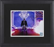 Santos Escobar WWE Framed Autographed 8