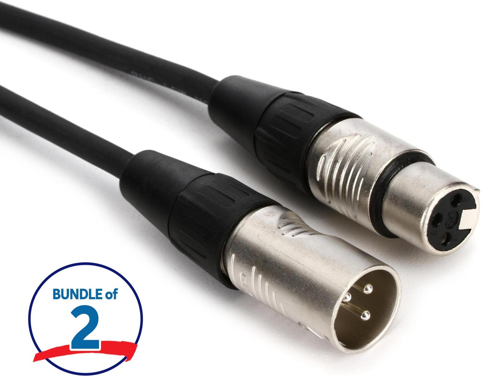 Микрофонный кабель StageMASTER SMM-20 длиной 20 футов (2 упаковки)