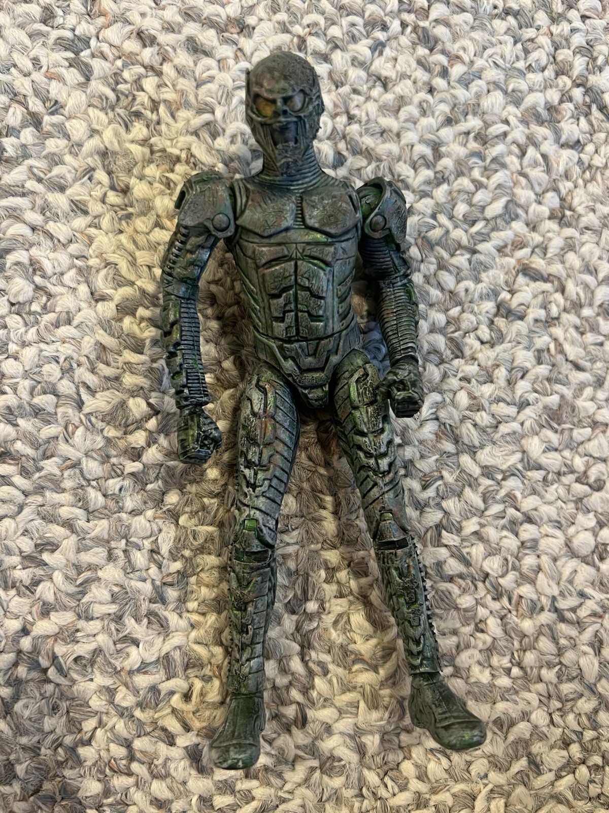 Toybiz Green goblin 2002 Willem Dafoe Custom Repaint Battle Ravaged