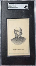 1860’s L. Prang U.S. General Benjamin Butler w/ Green Frame SGC 3
