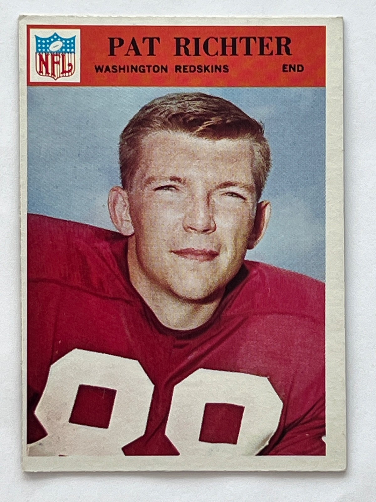 1966 Philadelphia - Pat Richter #189🔥 (RC)🔥EX🔥SHARP🔥Washington Redskins🔥