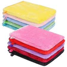 PHOGARY 10 PCS Microfiber Body Wash Mitts, Flannel Soft Face Mitten, Bath Spa...