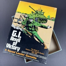 Avalon Hill ASL G.I. Anvil of Victory Box Only Good Condition 1982 READ