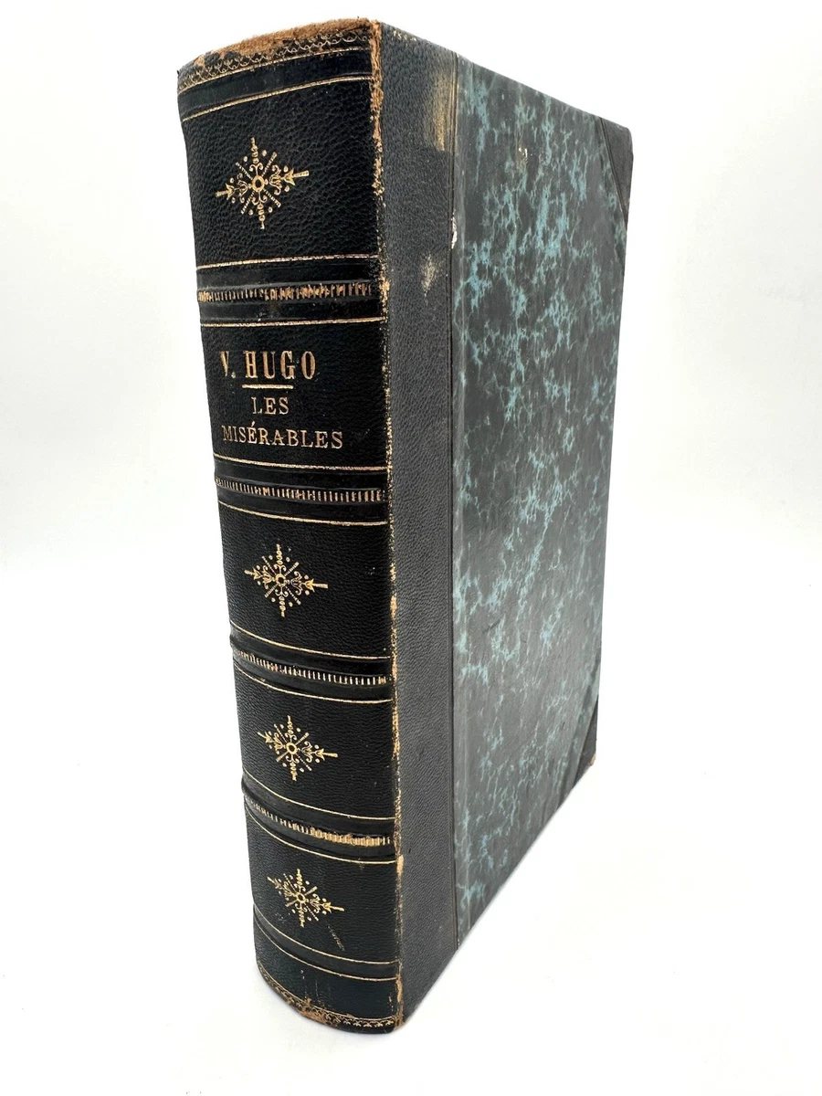 Livre Vintage Rare Les Misérables De Victor Hugo - Édition Originale 1862, Collection