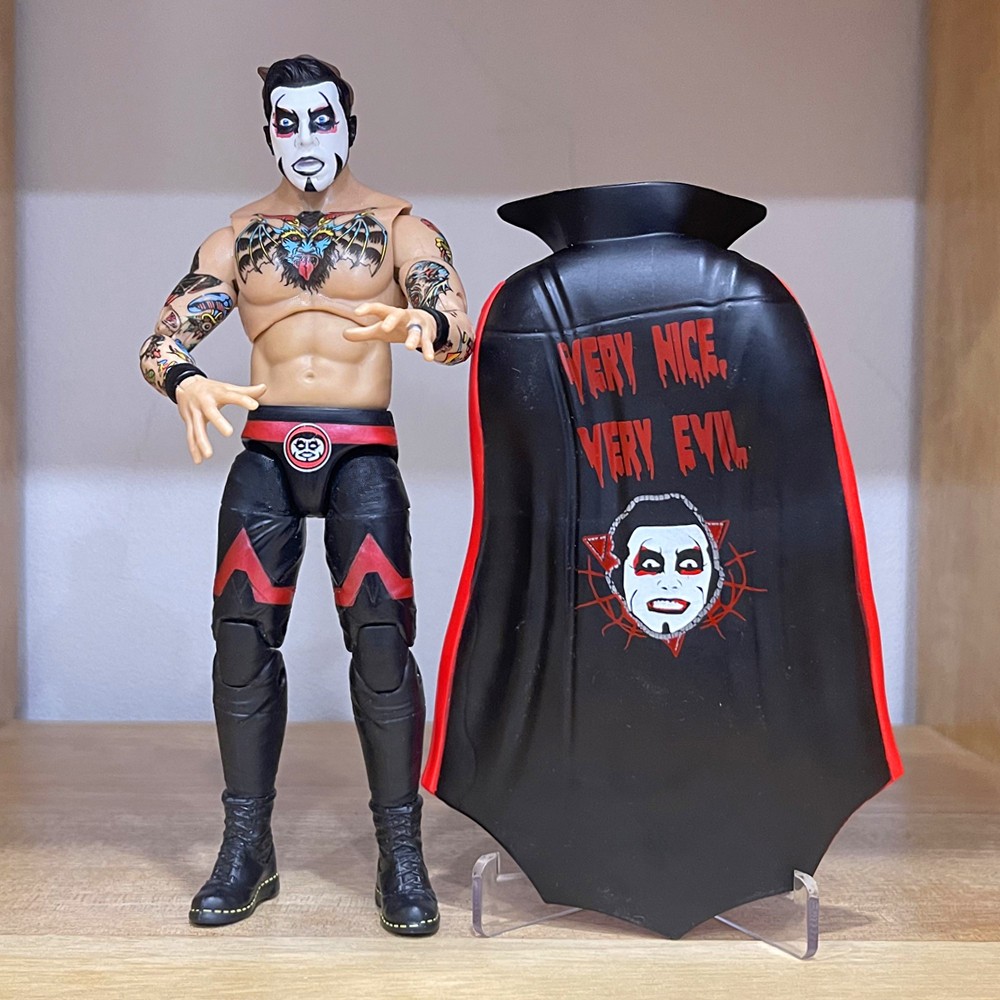 AEW Danhausen Wrestling Action Figure Jazwares Very Nice Very Evil
