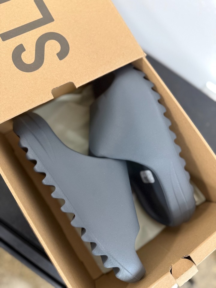 Yeezy Slide Slate Grey - Sizes 5-13 (100% Authentic)
