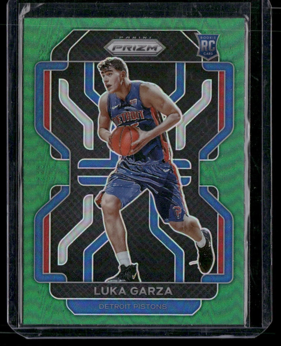 2021-22 Panini Prizm #303 Luka Garza Green