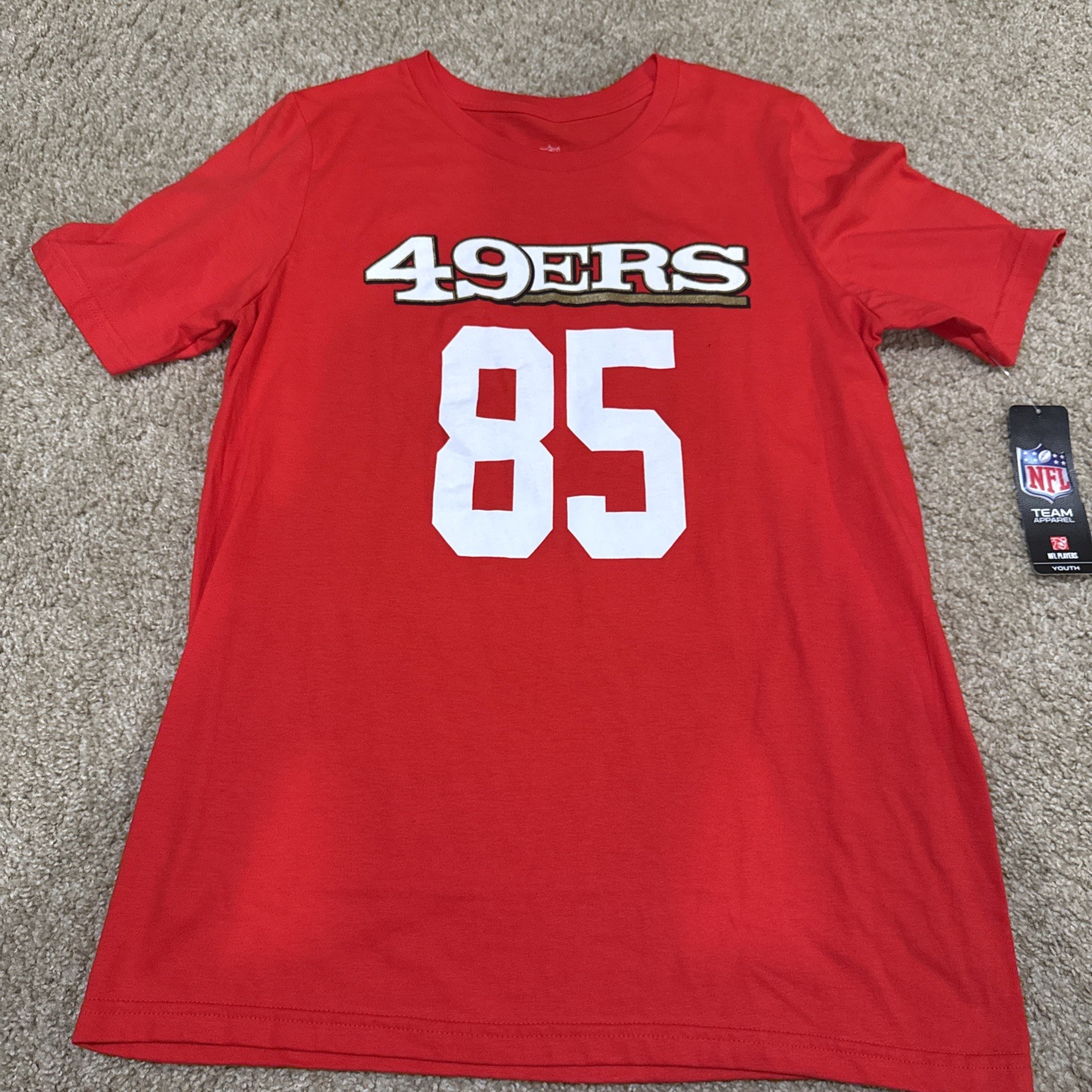 49ers George Kittle T-Shirt Youth Size L