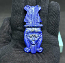 Authentic Ancient Egyptian Antiques Lapis Lazuli Necklace Of Hathor Egyptian BC