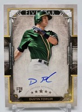 2018 Topps Five Star DUSTIN FOWLER Rookie RC Auto Oakland A's Athletics #FSA-DF