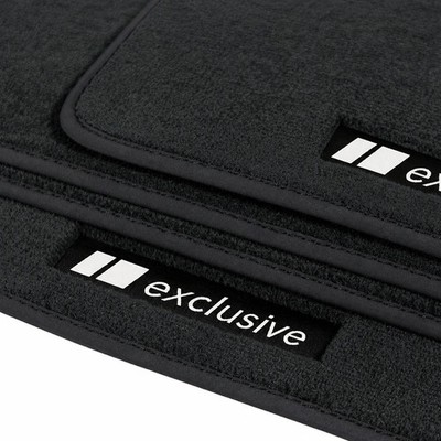 Car Floor Mats for BMW 2 Series F23 Convertible Black Exclusive Velour 2014-2021