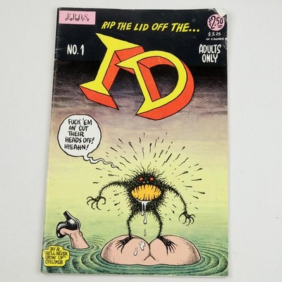 ID #1, Eros Comix, 1990 Comic, by R. Crumb, 4.0 Very Good