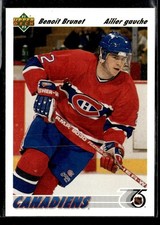 1991-92 Upper Deck French Benoit Brunet Rookie Montreal Canadiens #469