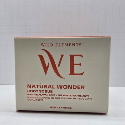 Wild Elements Natural Wonder Body Scrub   Pink Himalayan Salt (250g / 8.4 oz)