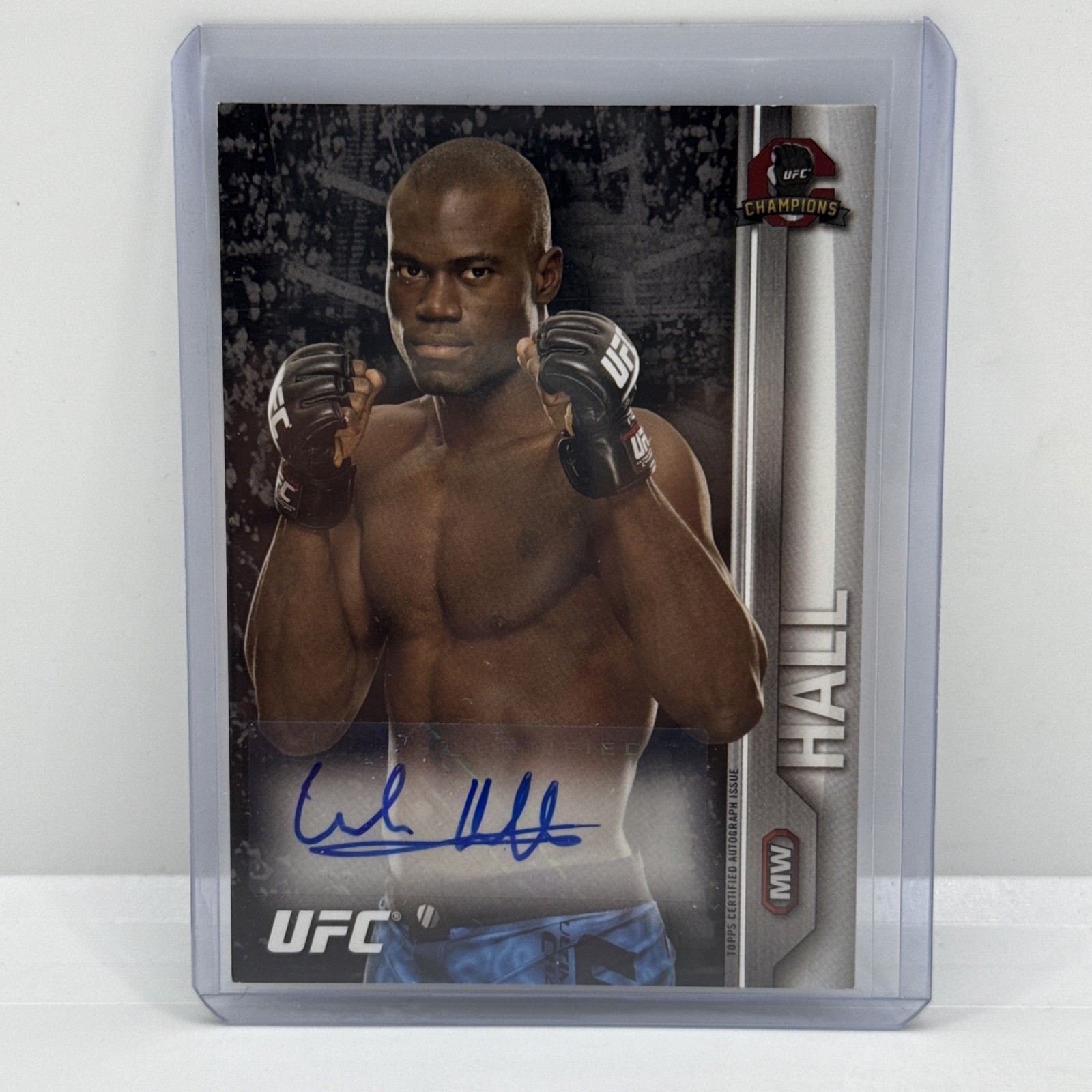 Uriah Hall #FA-UH Ufc Cards 2015 Topps UFC Champions Autographs trading card — raw and PSA graded price guide