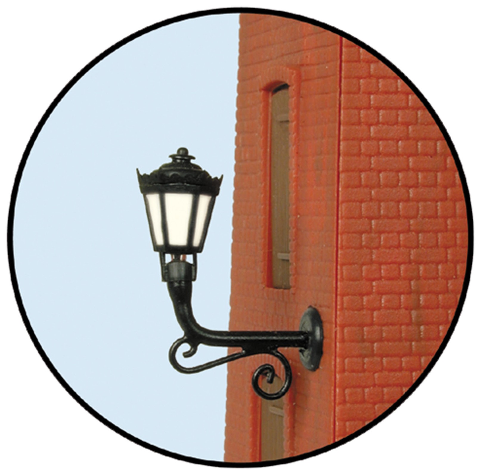 Viessmann 6471 - N Wall Lantern, LED Warm White - New