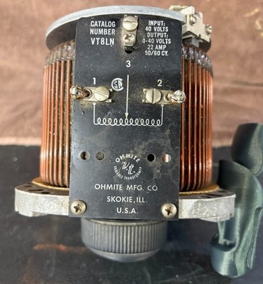 Harris Gates FM25K HT25FM Filament voltage Variac 474-0090-000
