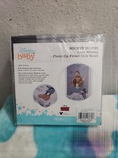 MICKEY MOUSE LOVE MICKEY Photo Op Fitted Crib Sheet NEW Disney Baby