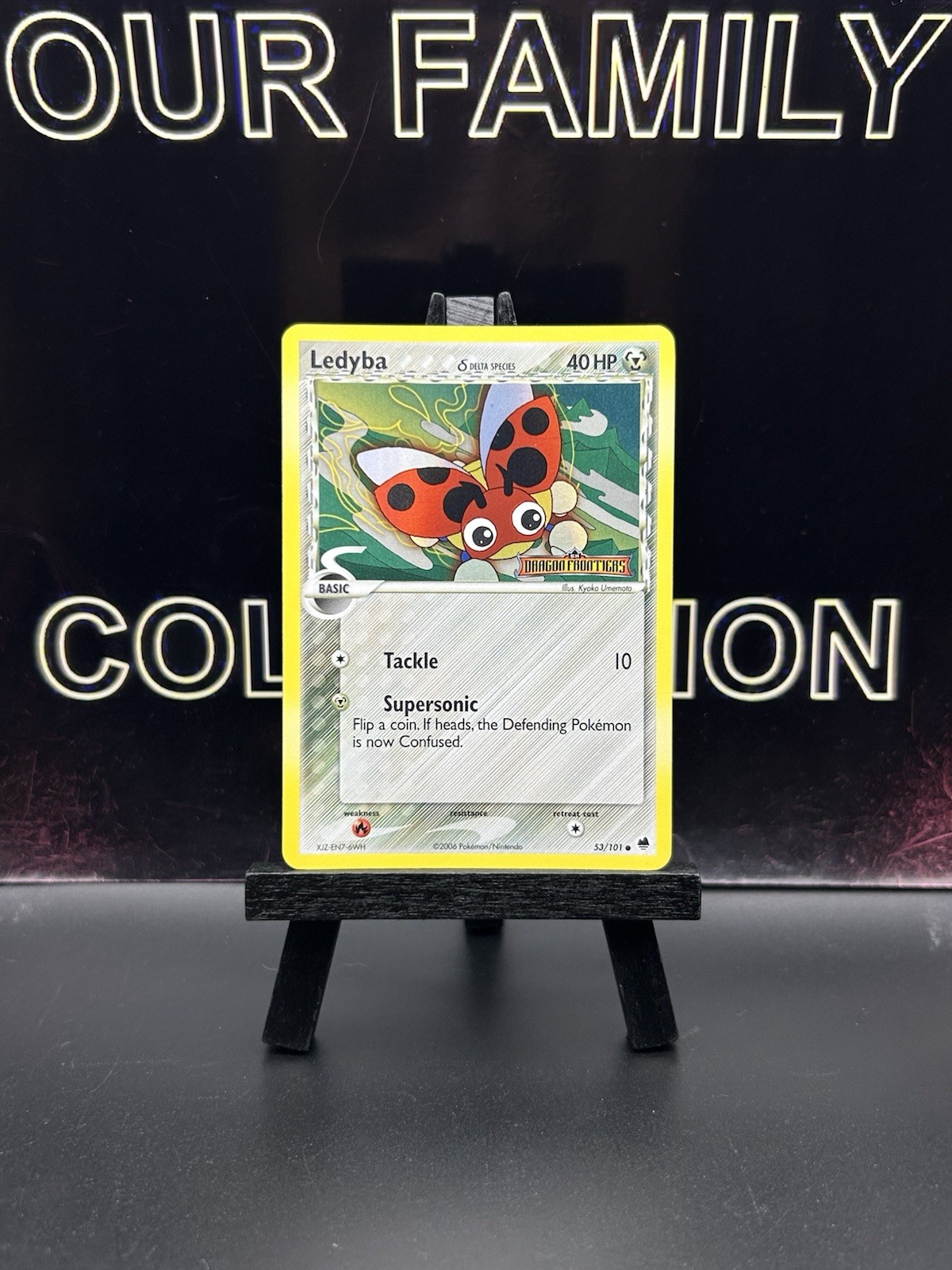 Pokémon TCG Ledyba Dragon Frontiers 53/101 Reverse Holo NM
