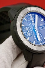 IWC Aquatimer Chronograph Galapagos Island 44mm BLACK Rubber Day Date IW376705 7