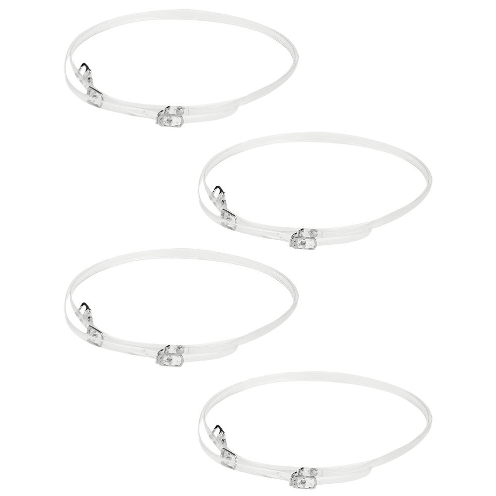 APL 4 paia di tacchi alti stringati anti tacco donna donna cinturini trasparenti