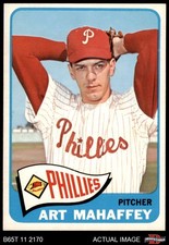 1965 Topps #446 Art Mahaffey Phillies 8 - NM/MT