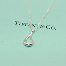 Beautiful item Tiffany Co. Teardrop Necklace 925